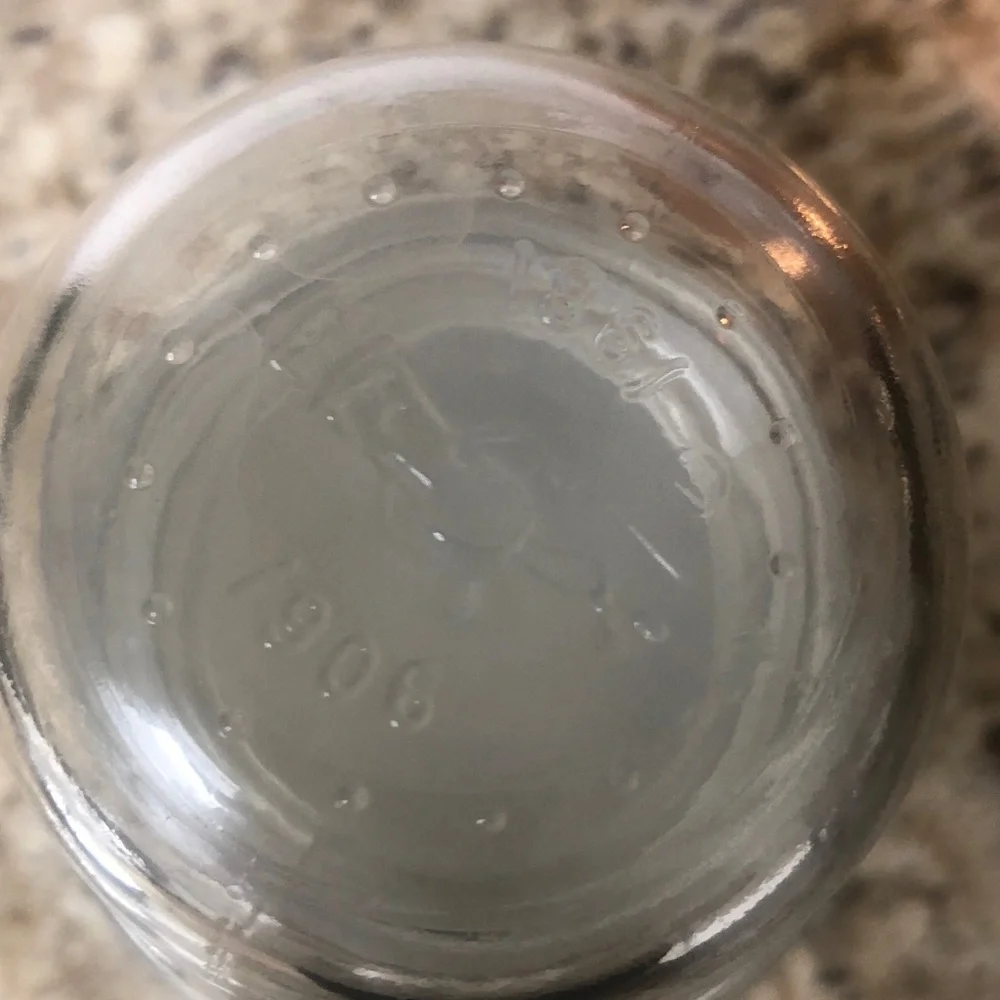 Planters Vintage Clear Glass Canister with Lid 75th anniversary